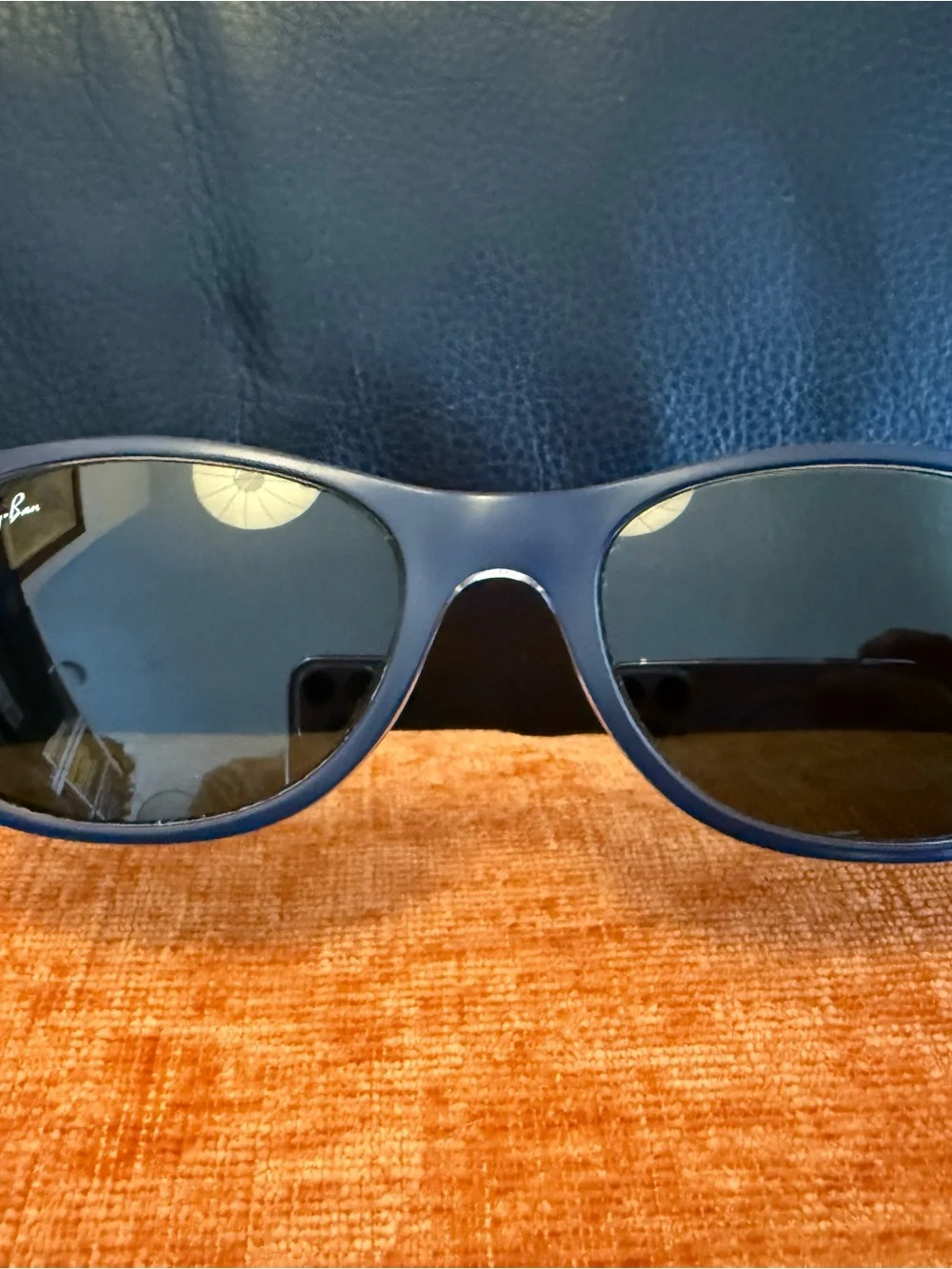 Ray-Ban New Wayfarer Bicolor Matte Blue / Military Green (RB2132 6188)